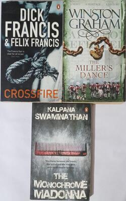 The Monochrome Madonna, Crossfire, Millers Dance :- Pack Of 3 Books