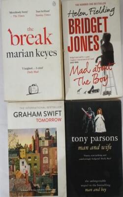 Bridget Jones: Mad About The Boy, The Break, Tomorrow, Man And Wife :- Pack Of 4 Books
