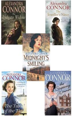 Turn Of The Tide PB Warehouse, The Sixpenny Winner, Midnight's Smiling, The Jeweller's Niece, The Lydgate Widow :- Pack Of 5 Books