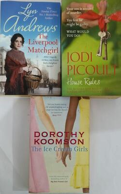 The Ice Cream Girls, The Liverpool Matchgirl , House Rules :- Pack Of 3 Books