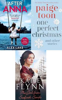 Paige Toon One Perfect Christmas And Other Stories, The Girl From Seaforth Sands, After Anna :- Pack Of 3 Books