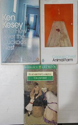 Animal Farm, Cranford, One Flew Over The Cuckoos Nest :- Pack Of 3