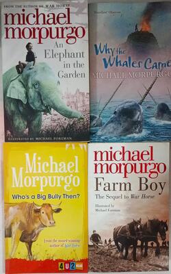 An Elephant In The Garden, Who's A Big Bully Then, Why The Whales Came, Farm Boy :- Pack Of 4 Books