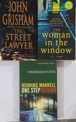 One Step Behind , The Street Lawyer, The Woman In The Window :- Pack Of 3 Books