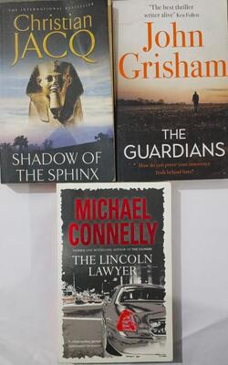 The Lincoln Lawyer :17, Shadow Of The Sphinx , The Guardians :- Pack Of 3 Books