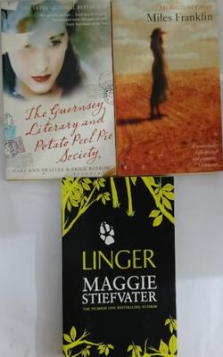 My Brilliant Career, Linger, Guernsey Literary And Potato Peel Pie Society :- Pack Of  3 Book