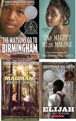 The Watsons Go To Birmingham--1963, Elijah Of Buxton, The Mighty Miss Malone, The Madmen Of Piney Woods :- Pack Of 4 Books