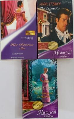 The Enigmatic Rake, The Outrageous Debutante, Her Dearest Sin :- Pack Of 3 Books
