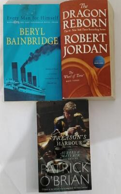 Treasons Harbour  An Auberey & Maturin Adventure Patrick O'brian, Every Man For Himself, The Dragon Reborn :- Pack Of 3 Books