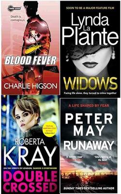 Runaway, Double Crossed, Widows, Young Bond Blood Fever :- Pack Of 4 Books