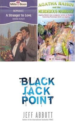 Black Jack Point , A Stranger To Love, Agatha Raisin And The Murderous Marriage :- Pack Of 3 Books