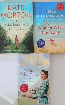 The Women Who Ran Away, The Girl Below Stairs, The Clockmaker's Daughter :- Pack Of 5 Books