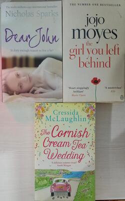 Girl You Left Behind, The Cornish Cream Tea Wedding, Dear John :- Pack 3 Books