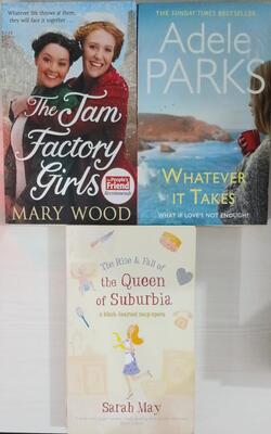 Whatever It Takes, Rise And Fall Of The Queen Of Suburbia, The Jam Factory Girls :- Pack Of 3 Books