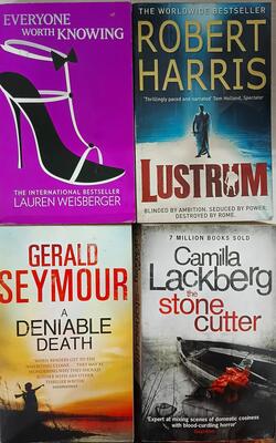 Lustrum, Everyone Worth Knowing, Deniable Death, Stonecutter :- Pack Of 4 Books