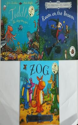 Room On The Broom, Zog, Tiddler (Picture Book) Paperback :- Pack Of 3 Books