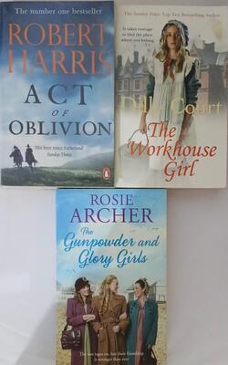 Workhouse Girl, The Gunpowder And Glory Girls, Act Of Oblivion :- Pack Of 3 Books