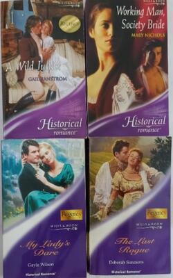 Working Man, Society Bride, My Lady's Dare, The Last Rogue, A Wild Justice :- Pack Of 4 Books