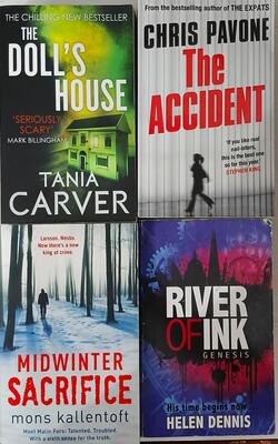 Accident, Dolls House, River Of Ink, Midwinter Sacrifice :- Pack Of 4 Books