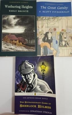 Wuthering Heights, Great Gatsby, The Extraordinary Cases Of Sherlock Holmes (Puffin Classic)