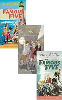 Five on a Hike Together , Five Go Adventuring Again, Five Go to Demons Rocks :- Pack of  3  books