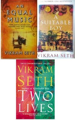 Vikram Seth Collection 3 Books Set (A Suitable Boy, An Equal Music, Two Lives) :- Pack Of 3 Books