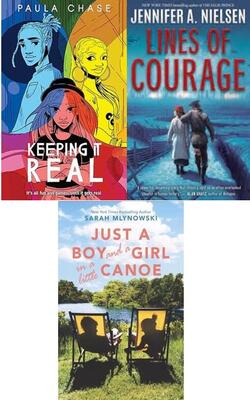 Just A Boy And A Girl In A Little Canoe, Lines Of Courage, KEEPING IT REAL :- Pack Of 3 Books