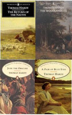 The Woodlanders , Pair Of Blue Eyes, Jude The Obscure, The Return Of The Native :- Pack Of 4 Books