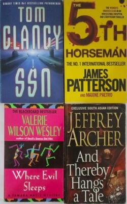 And Thereby Hangs A Tale, Where Evil Sleeps, Ssn, The 5th Horseman :- Pack Of 4 Books