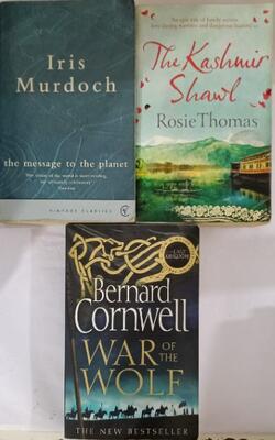 Kashmir Shawl, War Of The Wolf , The Message To The Planet :- Pack Of 3 Books