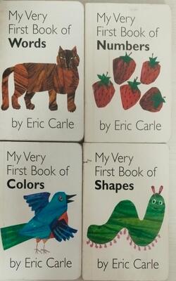 My Very First Book Of Shapes, My Very First Book Of Words, My Very First Book Of Colors, My Very First Book Of Numbers