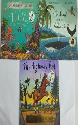 Tiddler, The Highway Rat, Snail And The Whale-Story Book