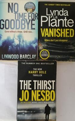 Vanished, The Thirst , No Time For Goodbye :- Pack Of 3 Books
