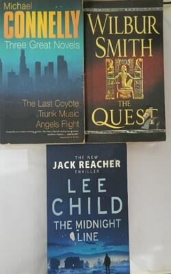 The Quest, The Midnight Line , Michael Connelly: Three Great Novels :- Pack Of 3 Books