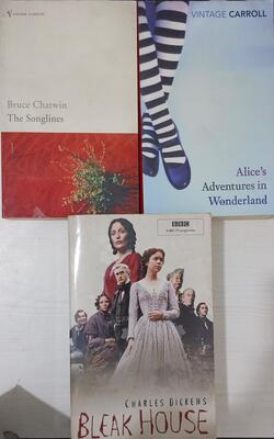 Alice's Adventures In Wonderland , Bleak House, Songlines :- Pack Of 3 Books