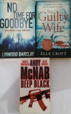 No Time For Goodbye, The Guilty Wife, Deep Black :- Pack Of 3 Books