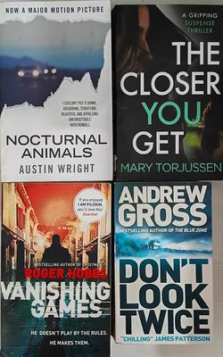 Nocturnal Animals , The Closer You Get , Don't Look Twice, Vanishing Games :- Pack Of 4 Books