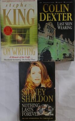 On Writing: A Memoir, Nothing Lasts Forever, Last Seen Wearing :- Pack Of 3 Books