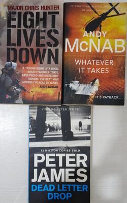 Eight Lives Down, Dead Letter Drop, Whatever It Takes :- Pack Of 3 Books