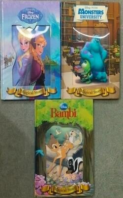 Disney Pixar Monsters University Magical Story, Disney Bambi Magical Story, Frozen: Magical Story Pack Of 3 Books