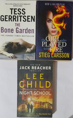 Night School , Girl Who Played With Fire, Bone Garden :- Pack Of 3 Books