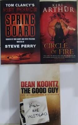 Circle Of Fire, The Good Guy, Net Force Spring Board :- Pack Of 3 Books