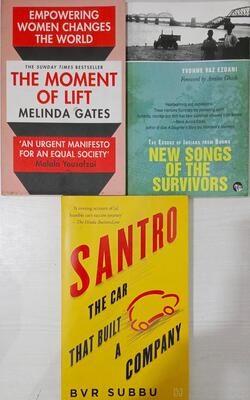 New Songs Of The Survivors, Santro, The Moment Of Lift :- Pack Of 3 Books