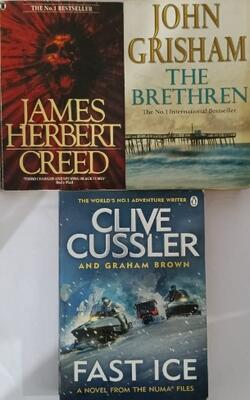 The Brethren, Fast Ice: Numa Files #18 (The NUMA Files, 18), Creed :- Pack Of 3 Books