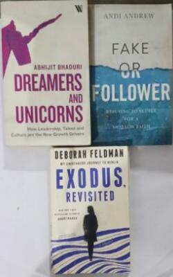 Fake Or Follower: Refusing To Settle For A Shallow Faith, Dreamers And Unicorns, Exodus, Revisited:- Pack Of 3 Books