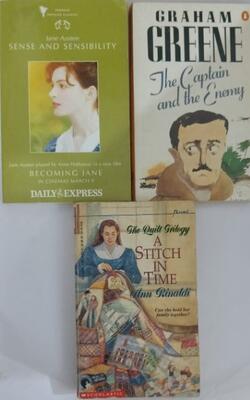 The Captain And The Enemy, A Stitch In Time, Sense And Sensiblity :- Pack Of 3 Books
