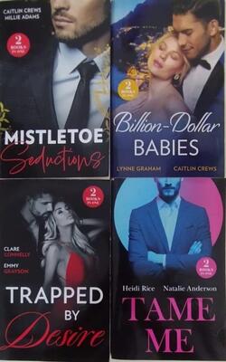 Billion-Dollar Babies, Mistletoe Seductions:, Tame Me:, Trapped By Desire :- Pack Of 4 Books
