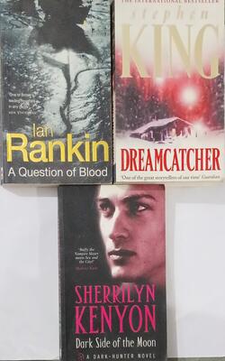 Dreamcatcher, A Question Of Blood, Dark Side Of The Moon :- Pack Of 3 Books