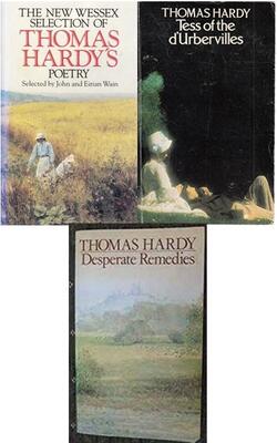 Tess Of The D'Urbervilles, Desperate Remedies, The New Wessex Selection Of Thomas Hardy's Poetry :- Pack Of 3 Books