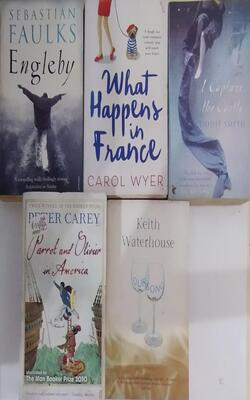 Our Song, Parrot And Olivier In America, Engleby, I Capture The Castle, What Happens In France  :- Pack Of 5 Books